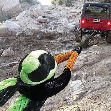 Bubba Rope Defender Kinetic Bergeseil M 8,650 Load 9 kg Diameter 19 MM Olive Green