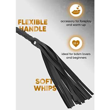 Horse Riding Whip 33 Inch for Equestrians and Trainers