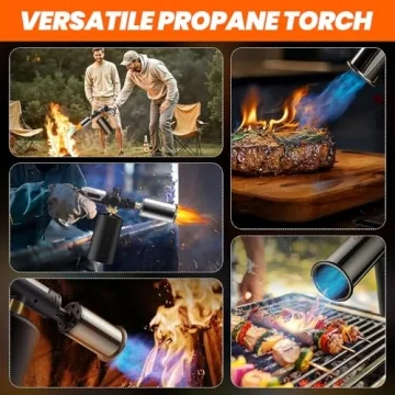 Saker Adjustable Butane Torch Gun for BBQ and Welding