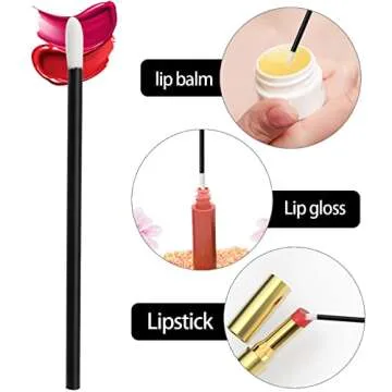 700 Disposable Lip Applicator Wands for Beauty Professionals