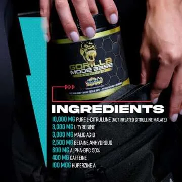 Gorilla Mind Base Pre Workout - Energy, Focus & Pump
