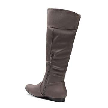 DREAM PAIRS Women's Wide Calf Knee High Boots for Winter Style and Comfort