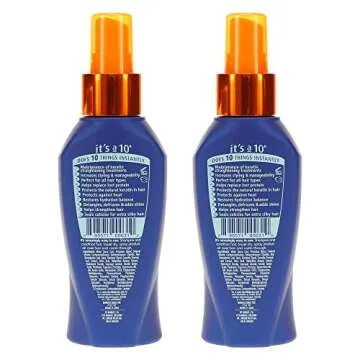 It's A 10 Haircare Miracle Leave-In Conditioner Spray w/Keratin 4 oz - 2ct