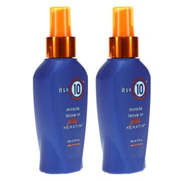 It's A 10 Haircare Miracle Leave-In Conditioner Spray w/Keratin 4 oz - 2ct