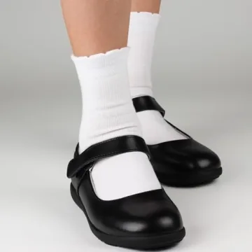 Stylish COTTON DAY Girls White Dressy Socks for Kids