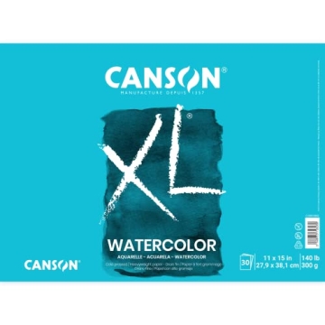 Canson XL Watercolor Pad - 30 Sheets of Heavyweight Paper