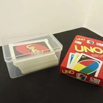 DKAOVH 3PCS Clear Plastic Playing Deck Card Storage Box,Plastic Card Boxes,Collectible Trading Card Cases, Card Case Holder,Plastic Storage Containers Box for Game Card,Puzzle, chess pieces