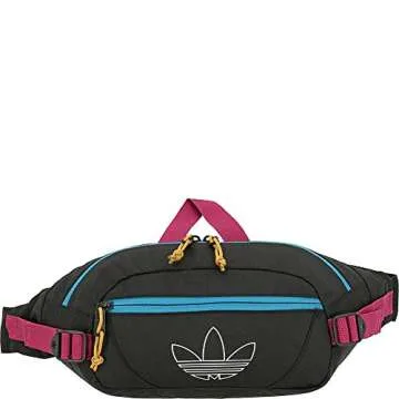 adidas Originals Utility Crossbody, Black/Active Teal/Berry, One Size