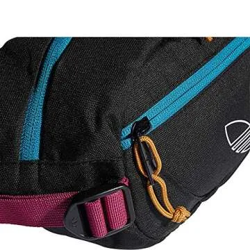adidas Originals Utility Crossbody, Black/Active Teal/Berry, One Size