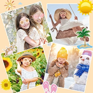 Kids Flower Sunglasses 3 Pack Colorful Durable Eyewear