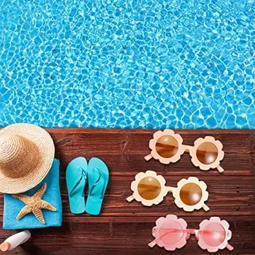 Kids Flower Sunglasses 3 Pack Colorful Durable Eyewear