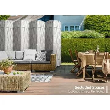 Sorbus Room Divider 8 Panels: Stylish Privacy Screen