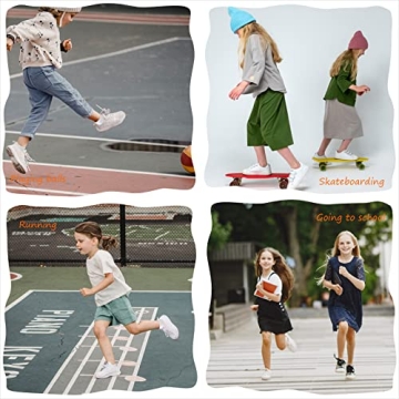 Bemeol Girls Ankle Socks 12 Pairs for Active Kids