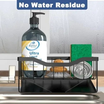 Vanwood Sponge Holder - Auto-Draining Kitchen Caddy