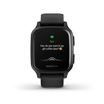 Smart Garmin Venu Sq Music GPS Watch: Health Tracking & Music Access
