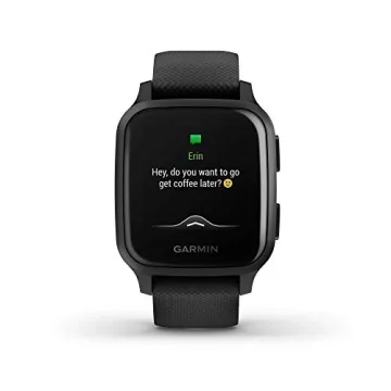 Smart Garmin Venu Sq Music GPS Watch: Health Tracking & Music Access
