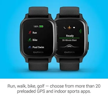 Garmin Venu Sq Music GPS Smartwatch with Music Capability