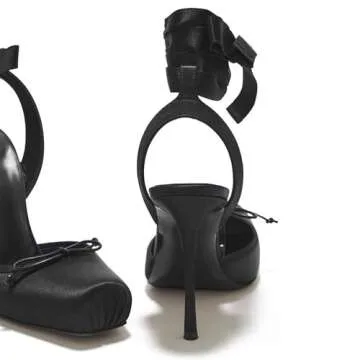 Elegant Riekhany Satin Ballet Heels for Women