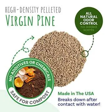 Natural Pine Cat Litter that Controls Odors Effectively