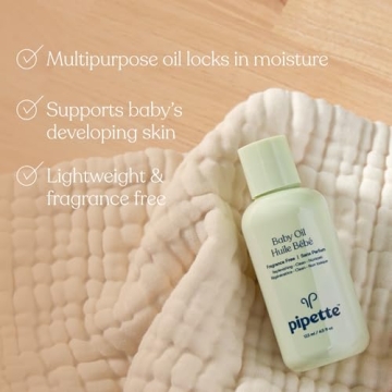 Pipette Baby Oil Vitamin E Squalane Sensitive Skin Care