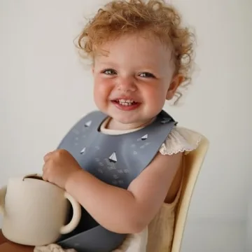 Mushie Silicone Snack Cup for Toddlers | Spill-Proof & Safe