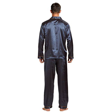 TONY AND CANDICE Satin Pajama Set for Men Comfort
