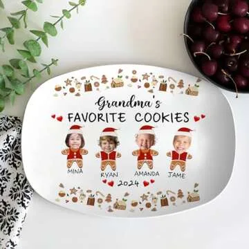 Personalized Cookie Platter for Grandma's Gifts