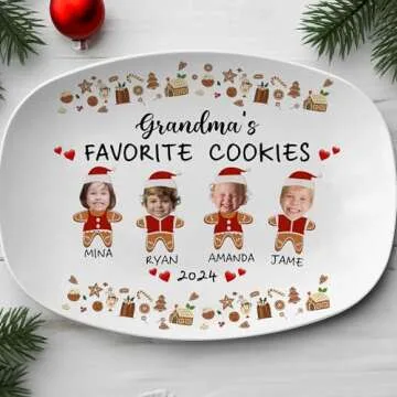 Personalized Cookie Platter for Grandma's Gifts
