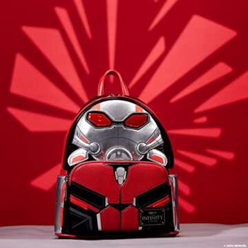 Loungefly Backpack Marvel - Ant-man - Backpack - Cute Collectable Bag - Gift Idea - Official Merchandise - for Boys, Girls Men and Women - Movies Fans