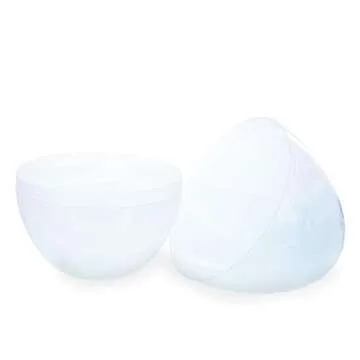 Jumbo Clear Plastic Easter Eggs Set of 2 - 10 Inches