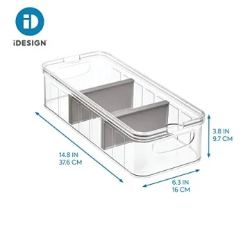 iDesign Large Divided Produce Storage Container BPA-Free