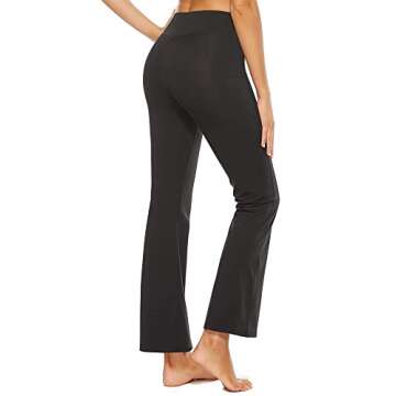 Ywyxhzha Women's Bootcut Yoga Pants with Pockets