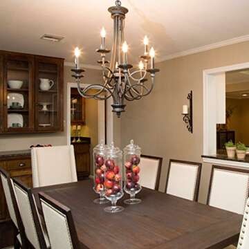 Ascher LED Candelabra Light Bulb Pack of 5 Warm White 2700K