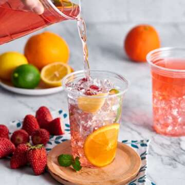 Lilymicky 90 Sets 16 oz Clear Plastic Cups With Flat Lids, Disposable Drinking Cups, 16 oz Plastic Cups for Ice Coffee, Smoothie, Slurpee, or Any Cold Drinks