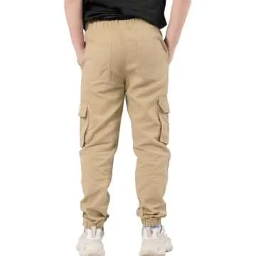 Buy NATUST Boys Cargo Joggers - Comfortable and Stylish Pants