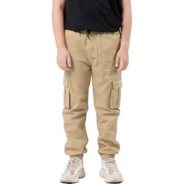 Buy NATUST Boys Cargo Joggers - Comfortable and Stylish Pants