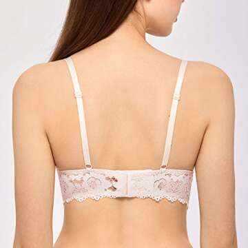 Stylish MOMANDA Lace Nursing Bra for Breastfeeding Moms