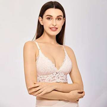 Stylish MOMANDA Lace Nursing Bra for Breastfeeding Moms
