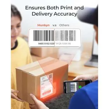 MUNBYN Bluetooth Thermal Label Printer for Easy Shipping Labels