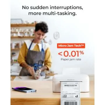 MUNBYN Bluetooth Thermal Label Printer for Easy Shipping Labels