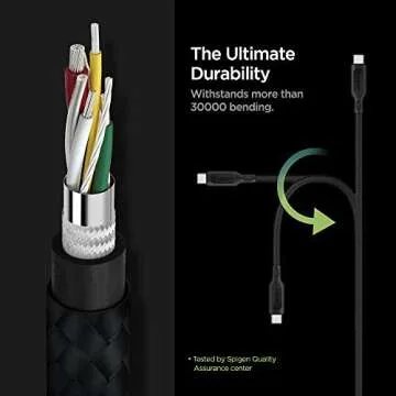 Spigen DuraSync 60W USB C Cable Fast Charging & Durable