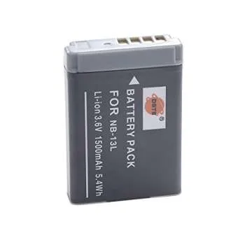 DSTE Replacement NB-13L Battery for Canon PowerShot Cameras
