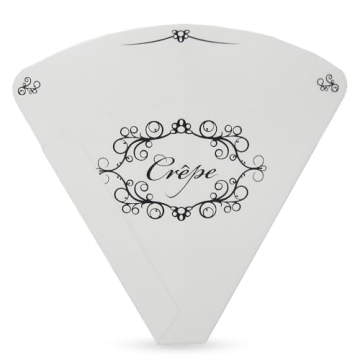 Friteshop Inc. Perforated French Crepe Holder Rgular Size [Pack of 100] – Delicate Victorian, Heav...
