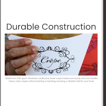 Friteshop Perforated French Crepe Holders - Pack of 100