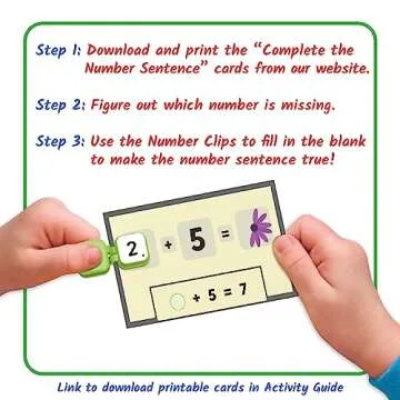 hand2mind Learn My Numbers Fine Motor Clips, Kids Clothespin Activities, Fine Motor Toys, Learning Numbers for Toddlers, Toddler Numbers and Counting, Preschool Learning Activities, Montessori Math