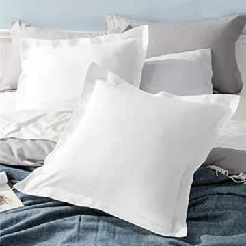 Bedsure Euro Pillow Sham Covers 26x26 Set of 2