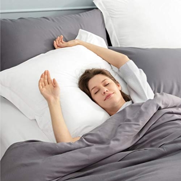 Bedsure Euro Pillow Sham Covers 26x26 Set of 2