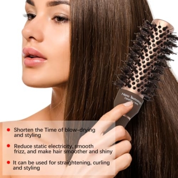 FIXBODY Round Hair Brush for Blow Drying & Volume Styling