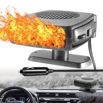 12V 200W Car Heater & Cooler - Fast Heating, Portable Defroster for Car RV SUV