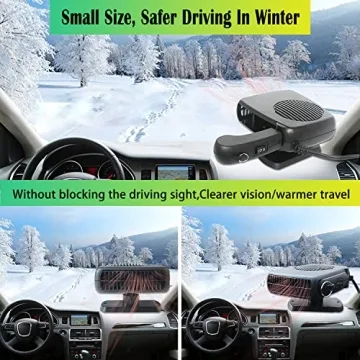 Portable 12V Car Heater Cooler Fast Heating Defroster